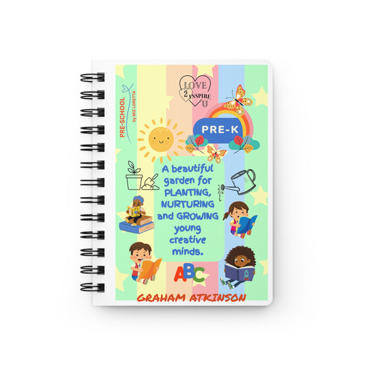 PRE-SCHOOL Personalized Inspirational Notebook